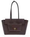 COCCINELLE Shopper Grained Leather Handbag (Set, 2-tlg), aus echtem Rindsleder