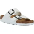 Birkenstock Klassische Pantoletten Arizona BF White Damen 31353437313435 Weiß 41 EU - Weiß - 41