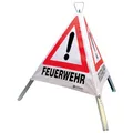 Dönges Faltsignal, Tagesleuchtfarbe, 3 x Feuerwehr, 700 mm, 218100