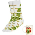 The Mandalorian Geschenkset Tasse Und Socken Baby Yoda Weiß/grün, Bedruckt, 100 % Keramik, Fassungsvermögen Ca. 300 Ml.