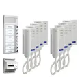 TCS PPA08-EN/02 pre:pack Audio Aufputz für 8 Wohneinheiten, mit Außenstation PAK