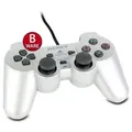 Original Playstation 2 Controller - Pad in Silber (B-Ware) #60S