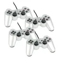 4 original Playstation 2 Controller - Pads in Silber - PS2 #4