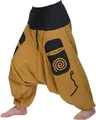 Aladinhose Freizeithose Haremshose Simandra Herren, braun L/XL