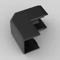 Eckverbinder Aussen Eck für Kabelkanal 20x20 mm PVC SCHWARZ Kopos