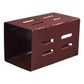 100 mm Zaunpfostenverlängerung aus Holz, Rotoxid (1 Packung)