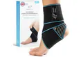 Health Press Sprunggelenkbandage – Universelle Sprunggelenkorthese, Sprunggelenkstütze & Knöchelbandage (Damen & Herren, 1er-Set), dermatologisch getestet