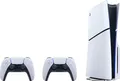 PLAYSTATION 5 Konsolen-Set "Disk Edition inkl. zweitem DS Wireless-Controller", schwarz-weiß (weiß, schwarz)