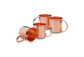 ECHTWERK Glas Moscow Mule Kupferbecher 2er Set, 4-tlg., Edelstahl