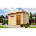 WEKA Saunahaus "FARSUND", BxTxH: 390 x 186,6 x 253 cm, ohne Ofen - beige