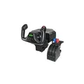 Logitech Saitek Pro Flight Yoke System - Steuerhorn und Gasregler - verkabelt - für PC (945-000004)