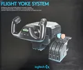 Logitech G Saitek Pro Flight Yoke System USB-Anschluss, PC - Schwarz NEU & OVP