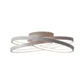 BRILLIANT Lampe Labyrinth LED Deckenleuchte 40cm grau 1x 42W LED integriert (SMD), (4775lm, 3000K) Energiesparend und langlebig durch LED-Einsatz