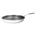 HENSSLERS | Edelstahlpfanne | 28 cm | Edelstahl | Silberfarben