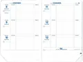 Quo Vadis Terminkalender 2024-2025 Texthebdo Woche Horizontal Deutsch 16x24cm