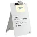 Nobo Desktop-Notizboard 1905173 Mit trocken abwischbarer Glasoberfläche 21,6 x 29,7 cm Brillant Weiß