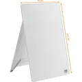 nobo Glas-Notizboard Diamond Glass Desktop (B x H) 216 mm x 297 mm Brillant-Weiß