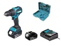 Makita Akku Schlagbohrschrauber DHP490RFX3 18 V 2x 3Ah Akku Ladegerät Zubehör