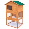 Kaninchenstall Kleintierhaus Hasenstall 3 Ebenen Holz