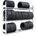 Schulte Anbauregal 20955, für Reifenregal, 200 x 200 x 40cm, 400kg / Ebene, 3 Ebenen
