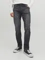 Jack & Jones 12111026, Schwarz, Grau, Jeans, Baumwolle, Elasthan, Polyester, Nicht bleichen, Natürliche Trocknung, Schonwaschgang (40°C)