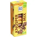 Ritter-Sport Minischokolade Mini Turm Knusper Mix, Minischokoladentäfelchen, 9 Stück, 150g