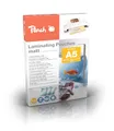 Peach Laminierfolien A5-125 Mic - 100 Pouches - Matt - Beschreibbar - Premiumqualität Für Beste Laminierergebnisse - Kompatibel Mit Geräten Aller Markenhersteller - S-PP525-30