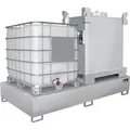 Auffangwanne 1000l L2650xB1300xH435mm VA o.Gitterrost BAUER