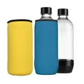 2x Schutzhülle für SodaStream Crystal Glasflasche Neopren Hülle Flaschen Kühler