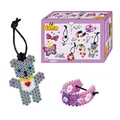 Hama Perlen 3508 Kreativbox Schmuck mit ca. 2.000 bunten Midi Bügelperlen mit Durchmesser 5 mm, Stiftplatte und Zubehör, inkl. Bügelpapier, kreativer Bastelspaß für Groß und Klein
