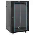 Vidaxxl Netzwerkschrank 18u 19 IP20 60x60x100 cm schwarz