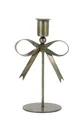 Chic Antique - Kerzenständer Kerzenhalter Schleife H 18cm Messingfarben 71140713