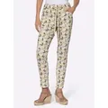 heine Jerseyhose Druckhose Innenbeinlänge ca.71 cm braun 40