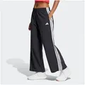 adidas Sportswear Sporthose W 3S WV PT Fallschirmhose, locker geschnitten, mit weitem Bein schwarz L
