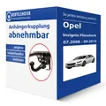 Brink Anhängerkupplung abnehmbar für OPEL Insignia Fliessheck A Typ G09 AHK