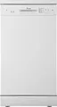 KKT KOLBE Geschirrspüler Spülmaschine | freistehend | 45 cm | Weiß | AquaStop | Höhenverstellbarer Oberkorb | Besteckkorb | 4 Spülprogramme | 9 Maßgedecke | DW401W