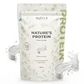Nutri + Eiweißpulver Neutral ohne Süßstoff 500 g - 83% Eiweiß - Proteinpulver laktosefrei - als Shake oder zum Backen - Natures Protein Pulver