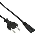INLINE Netzkabel, Netzstecker auf Euro 8 C7 Stecker, 0,30m