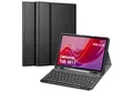 Fintie Tablet-Hülle mit Tastatur für Lenovo Tab M11(TB330FU) 11 Zoll 2024, TPU Rückseite, mit Stifthalter und magnetisch Abnehmbarer Tastatur mit QWERTZ Layout