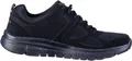 SKECHERS Burns Herren Mesh Sneakers black, Memory Foam Fußbett