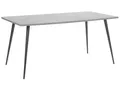 Esstisch Betonoptik grau Metallgestell schwarz 160 x 80 cm Modern Santiago