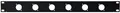 MONACOR RCP-8731U 1HE-Blende mit Bohrung