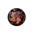 Gift Company [SA2025/07] Love Trays, Dekotablett, L, Motiv: I can Buy Myself Flowers, rund, Mehrfarbig