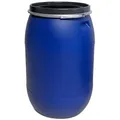 Plasteo Regentonne Weithalsfass Lebensmittelecht BPA-Frei Sauerkrautfass BPA-Frei, 220 l, BPA-Frei blau 220 l | Rund