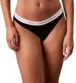 Calvin Klein Damen String Thong mit Stretch, Schwarz (Black), XL