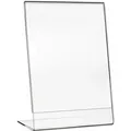 HMF 46932 Acryl Tischaufsteller Schräg DIN A5 Hochformat Glasklar