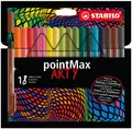 24 STABILO Fasermaler pointMax ARTY, 24er Kartonetui