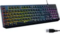 KLIM Chroma Gaming Tastatur QWERTZ DEUTSCH – USB Kabel, RGB Bele