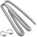 Abgasschlauch Edelstahl 200cm Abgasrohr Auspuff Schalldämpfer Auto Standheizung