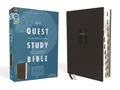 Christianity To NIV, Quest Study Bible, Leathersoft, Black, Thum (Leather Bound)